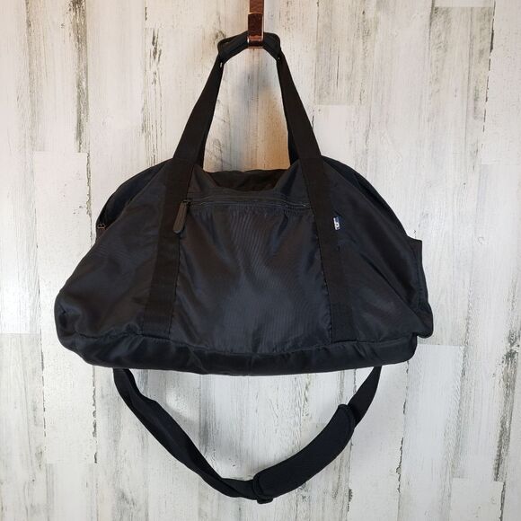 Black Nylon Weekend Travel Duffle - Picture 1 of 6